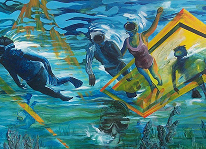 Underwater Window 48X30
