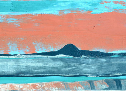On a Dark, Denim Highway  38X18