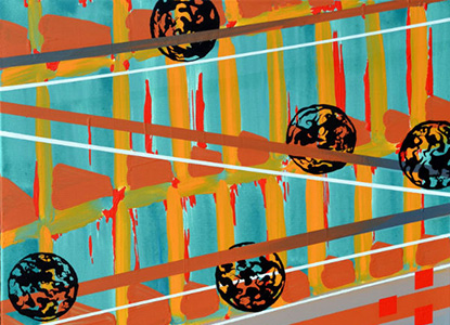 Pin Balls  24X30