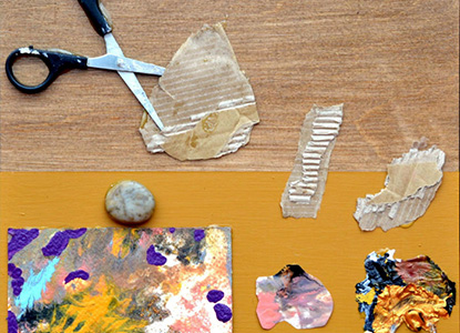 Rock_Paper_Scissors 12X12 ~ on wood