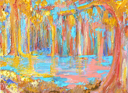 Leftover Landscape  12X12